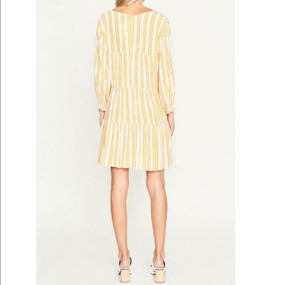 Faithfull The Brand Le Gallion Dress in Azure Stripe - US 4 - Picture 2 of 8